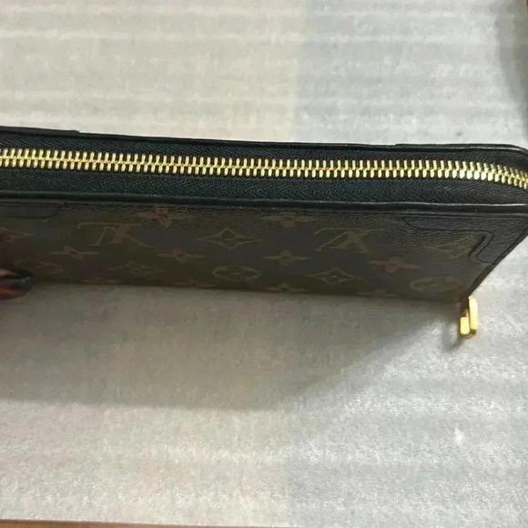 LOUIS VUITTON Monogram Zippy Retiro Wallet Black never used - Picture 3 of 7